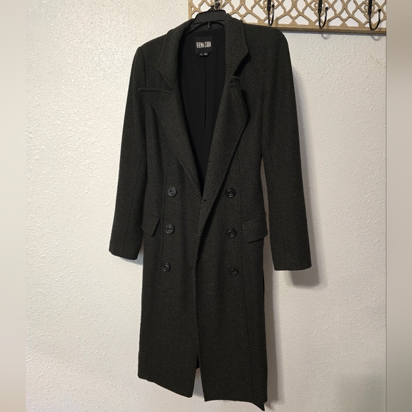 Vena Cava Long Belted Coat ASO Gossip Girl - Picture 2 of 16